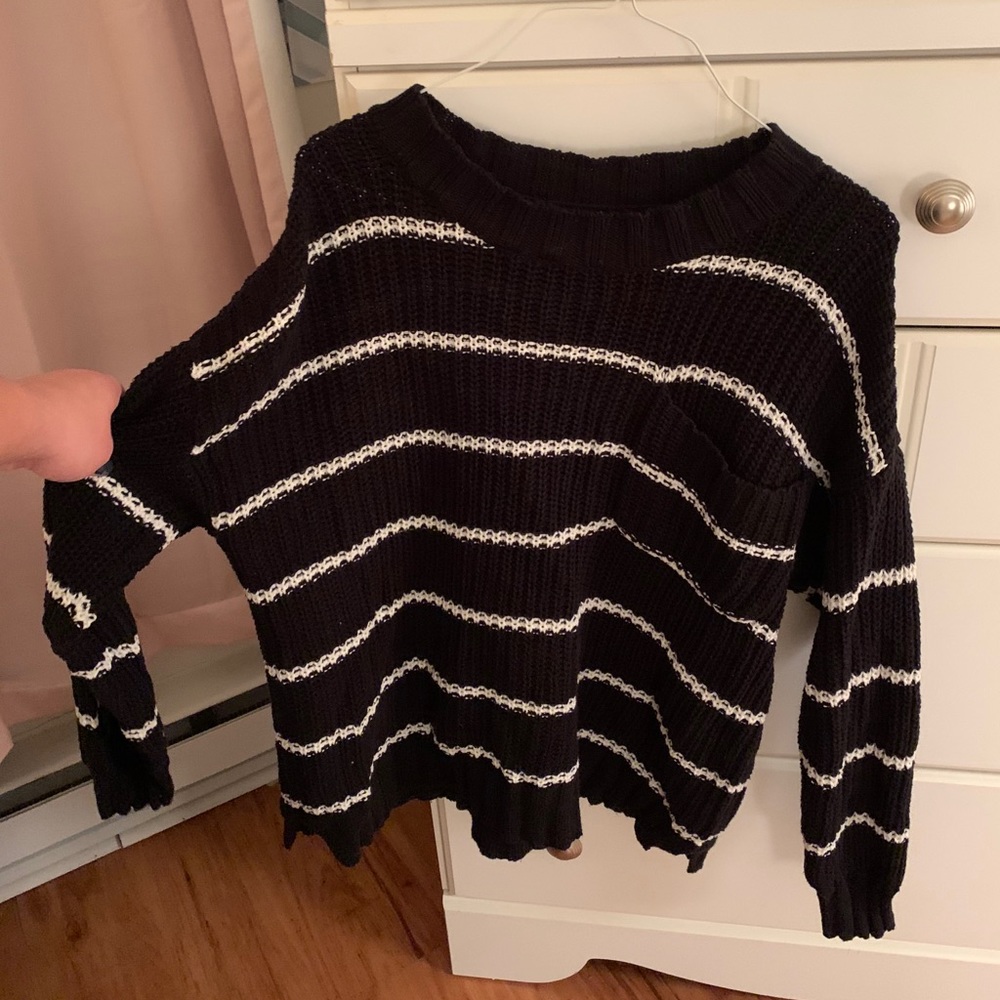 American Eagle striped sweater